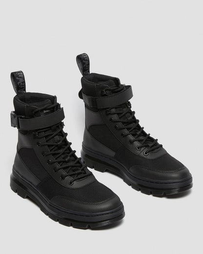 Dr. Martens Combs Tech Poly Casual Boots Black - Mens