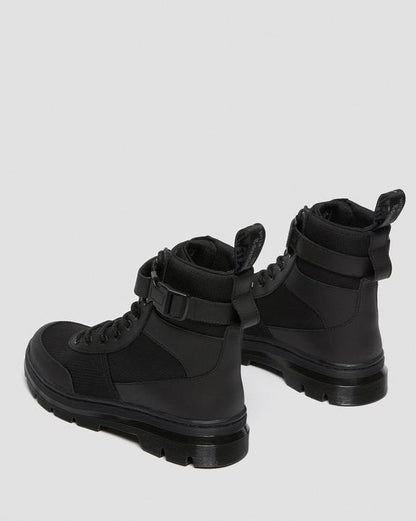 Dr. Martens Combs Tech Poly Casual Boots Black - Womens