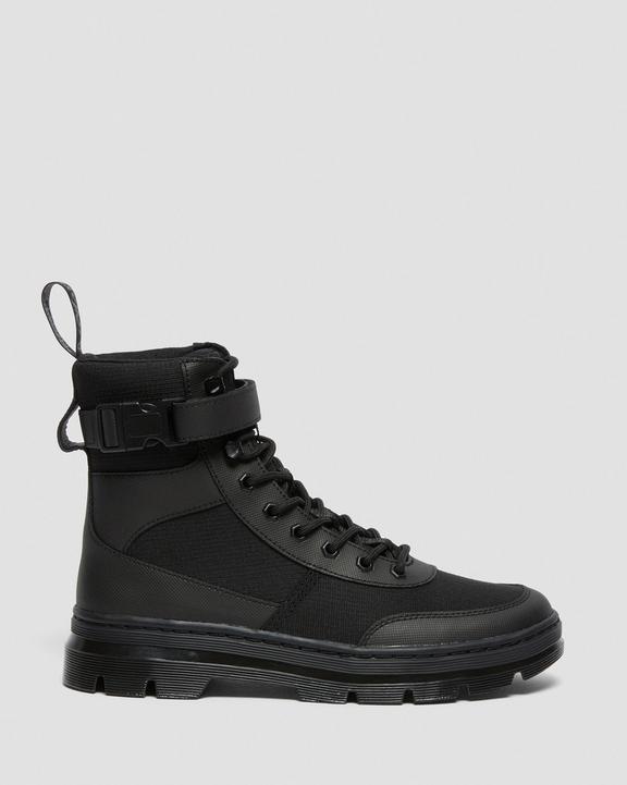 Dr. Martens Combs Tech Poly Casual Boots Black - Womens