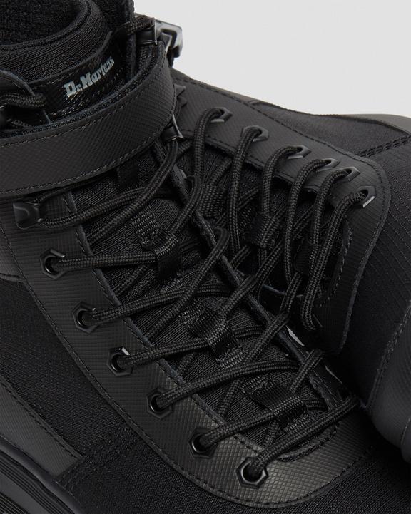 Dr. Martens Combs Tech Poly Casual Boots Black - Womens