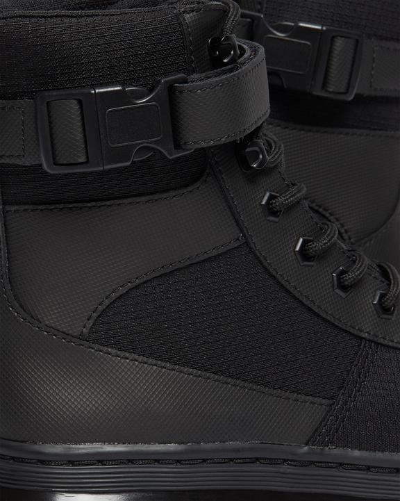 Dr. Martens Combs Tech Poly Casual Boots Black - Womens