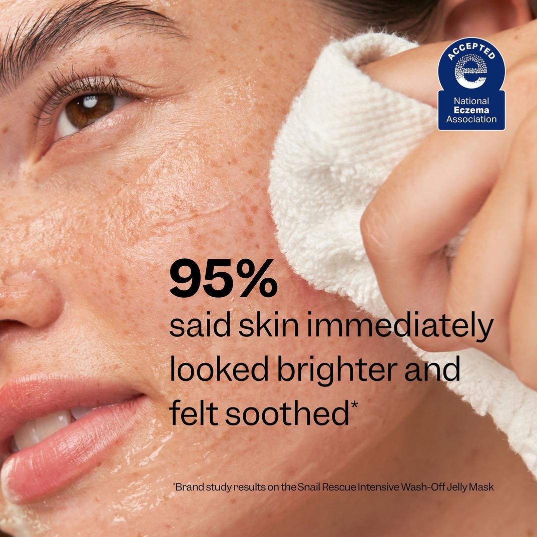 Peach Slices Snail Rescue Intensive Wash-Off Jelly Mask