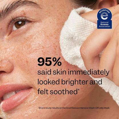 Peach Slices Snail Rescue Intensive Wash-Off Jelly Mask