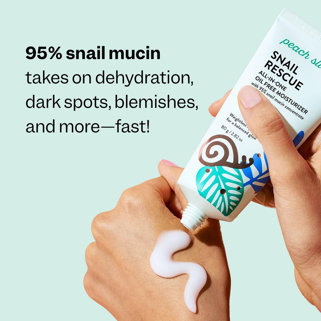 Peach Slices Snail Rescue All-In-One Oil Free Moisturizer