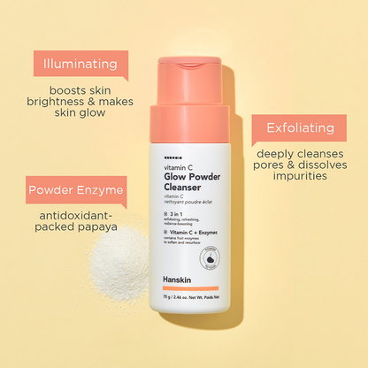 Hanskin Vitamin C Glow Powder Cleanser