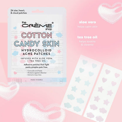The Crme Shop Cotton Candy Skin Hydrocolloid Acne Patches