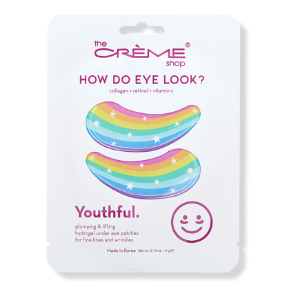 The Crme Shop How Do Eye Look? Youthful Hydrogel Under Eye Patches
