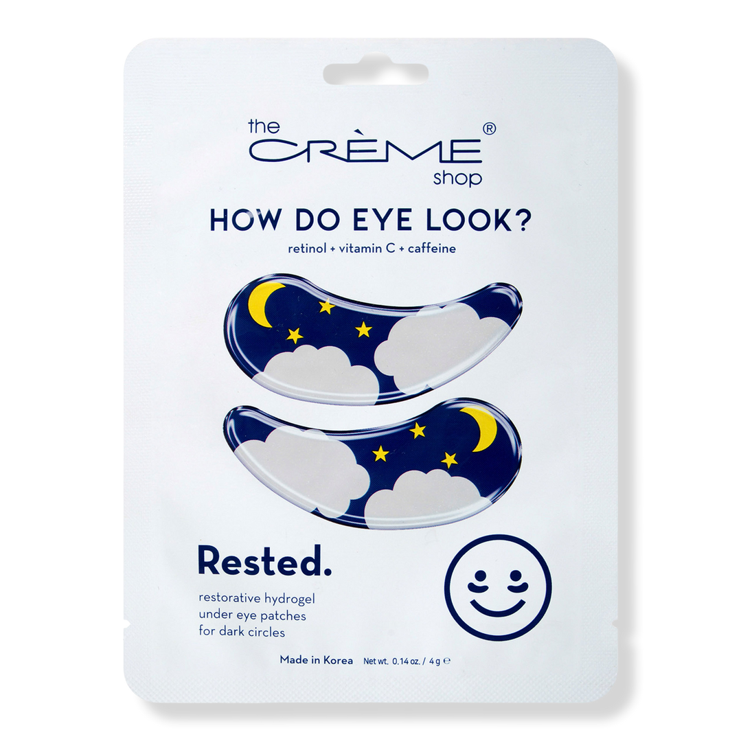 The Crme Shop How Do Eye Look? Rested Hydrogel Under Eye Patches
