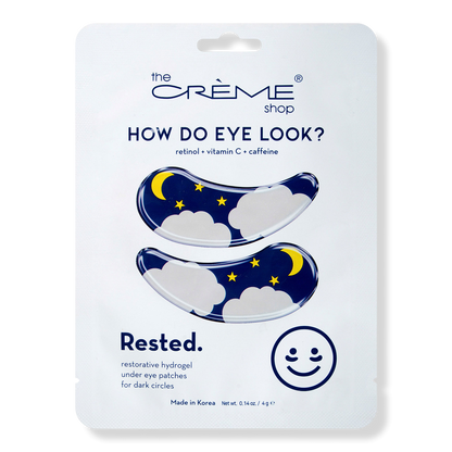 The Crme Shop How Do Eye Look? Rested Hydrogel Under Eye Patches