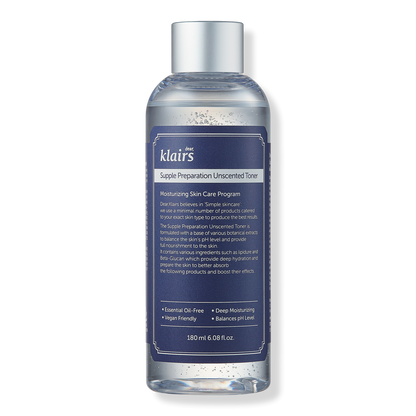 Klairs Supple Preparation Unscented Toner