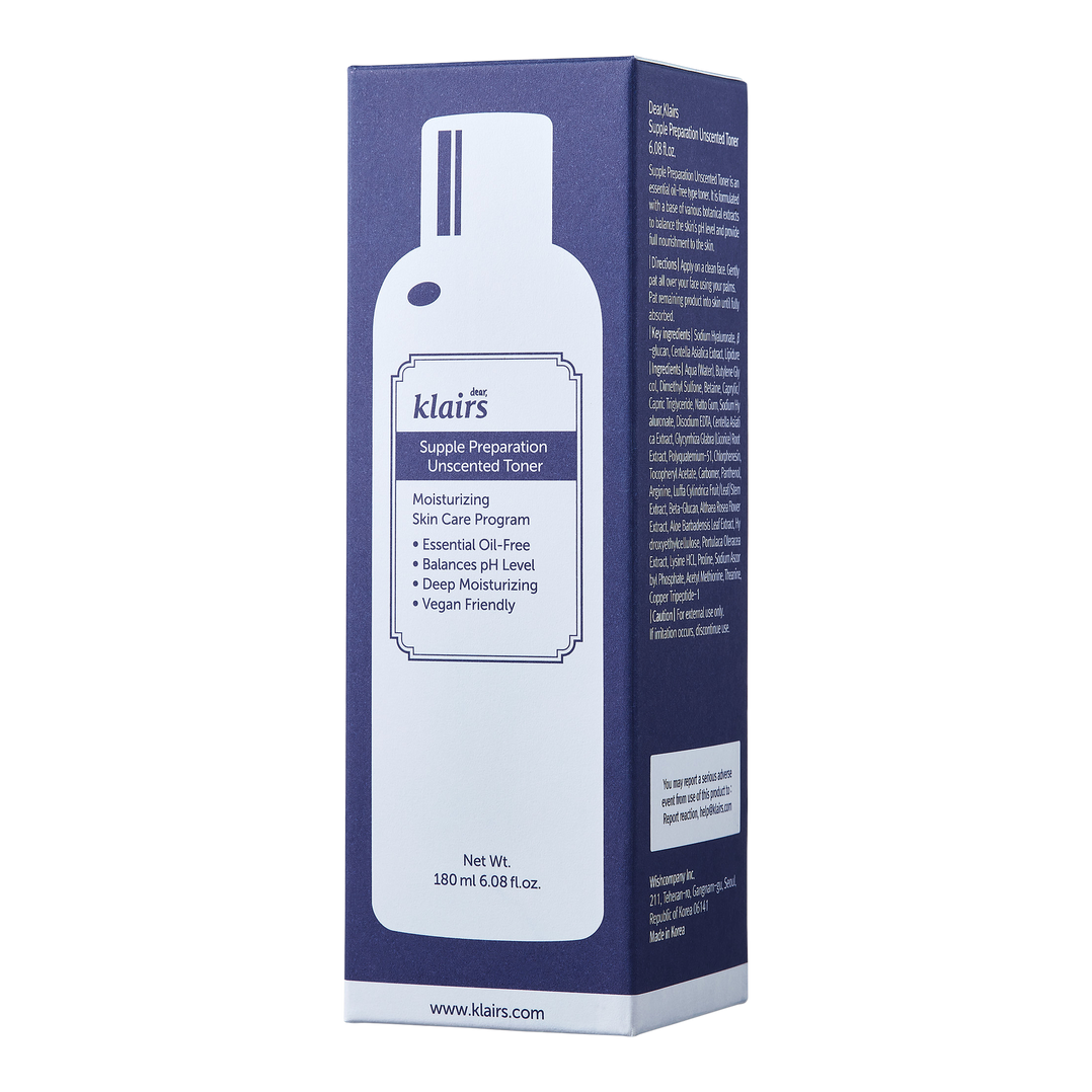 Klairs Supple Preparation Unscented Toner
