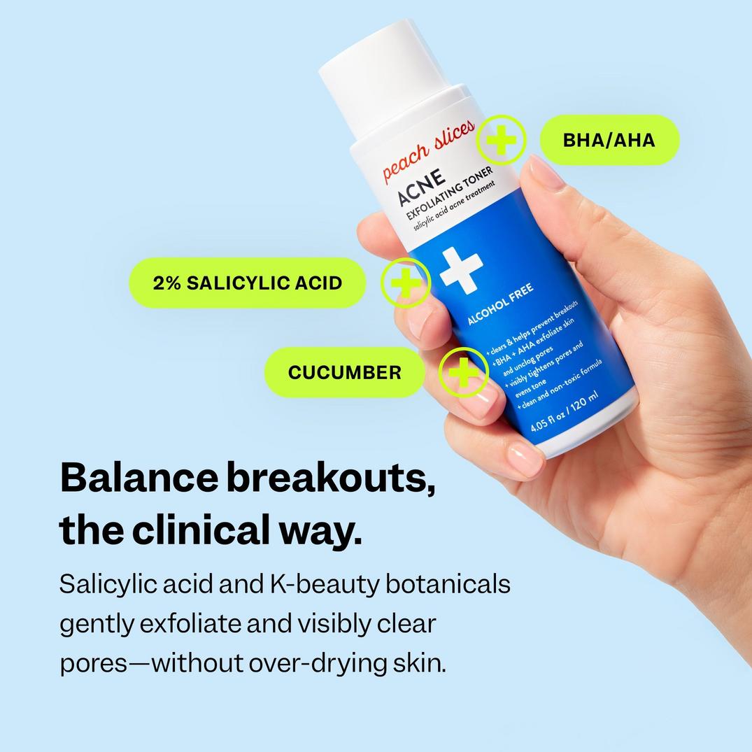 Peach Slices Acne Exfoliating Toner