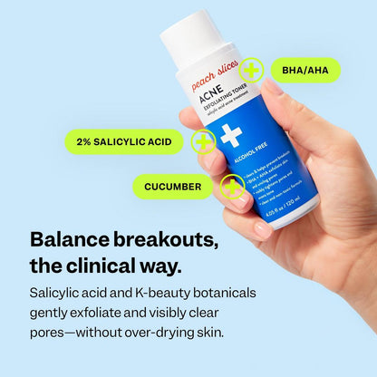 Peach Slices Acne Exfoliating Toner