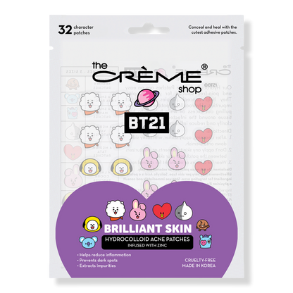 The Crme Shop BT21 Brilliant Skin Hydrocolloid Acne Patches