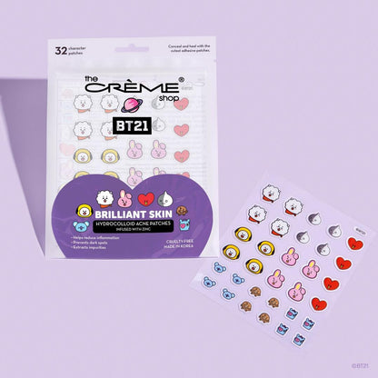 The Crme Shop BT21 Brilliant Skin Hydrocolloid Acne Patches