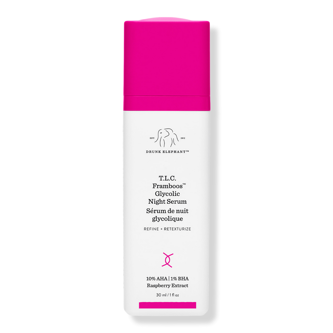 Drunk Elephant T.L.C Framboos Glycolic Resurfacing Night Serum