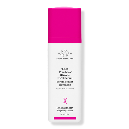 Drunk Elephant T.L.C Framboos Glycolic Resurfacing Night Serum