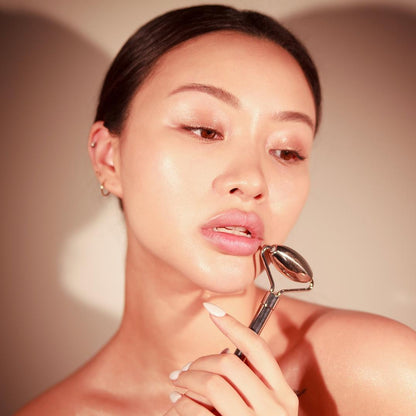 SACHEU Dual-Sided Stainless Steel Beauty Roller