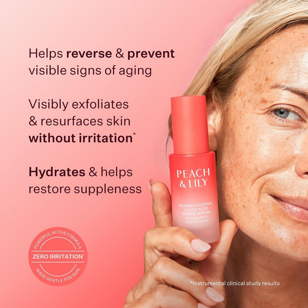 PEACH & LILY Power Cocktail Lactic Acid Repair Serum