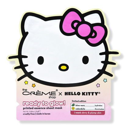 The Crme Shop Hello Kitty Ready to Glow! Printed Essence Sheet Mask