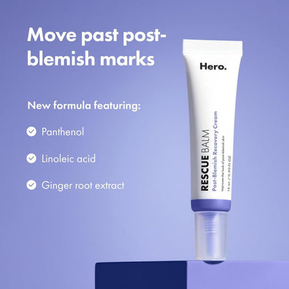 Hero Cosmetics Rescue Balm Post-Blemish Recovery Cream