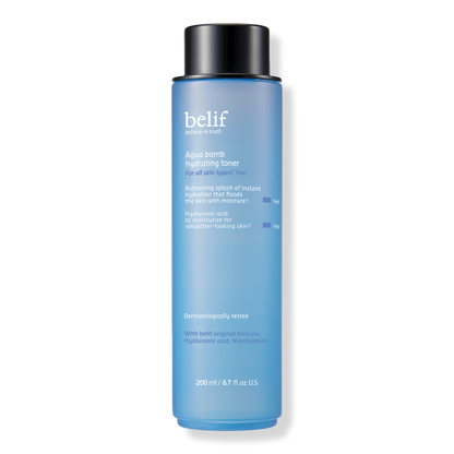 belif Aqua Bomb Hydrating Toner with Hyaluronic Acid