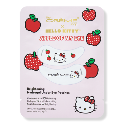 The Crme Shop Hello Kitty Apple Of My Eye Brightening Hydrogel Under Eye Patches