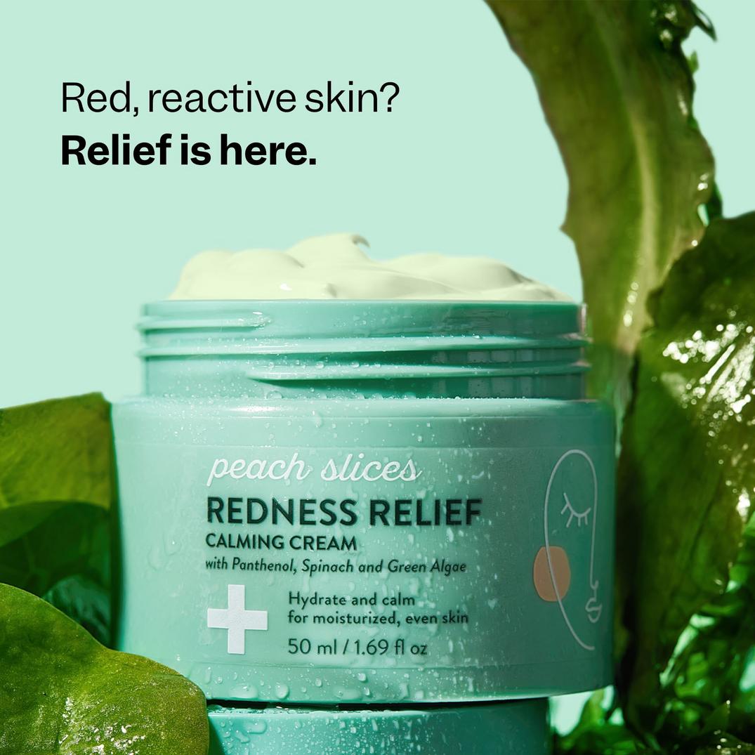 Peach Slices Redness Relief Calming Cream