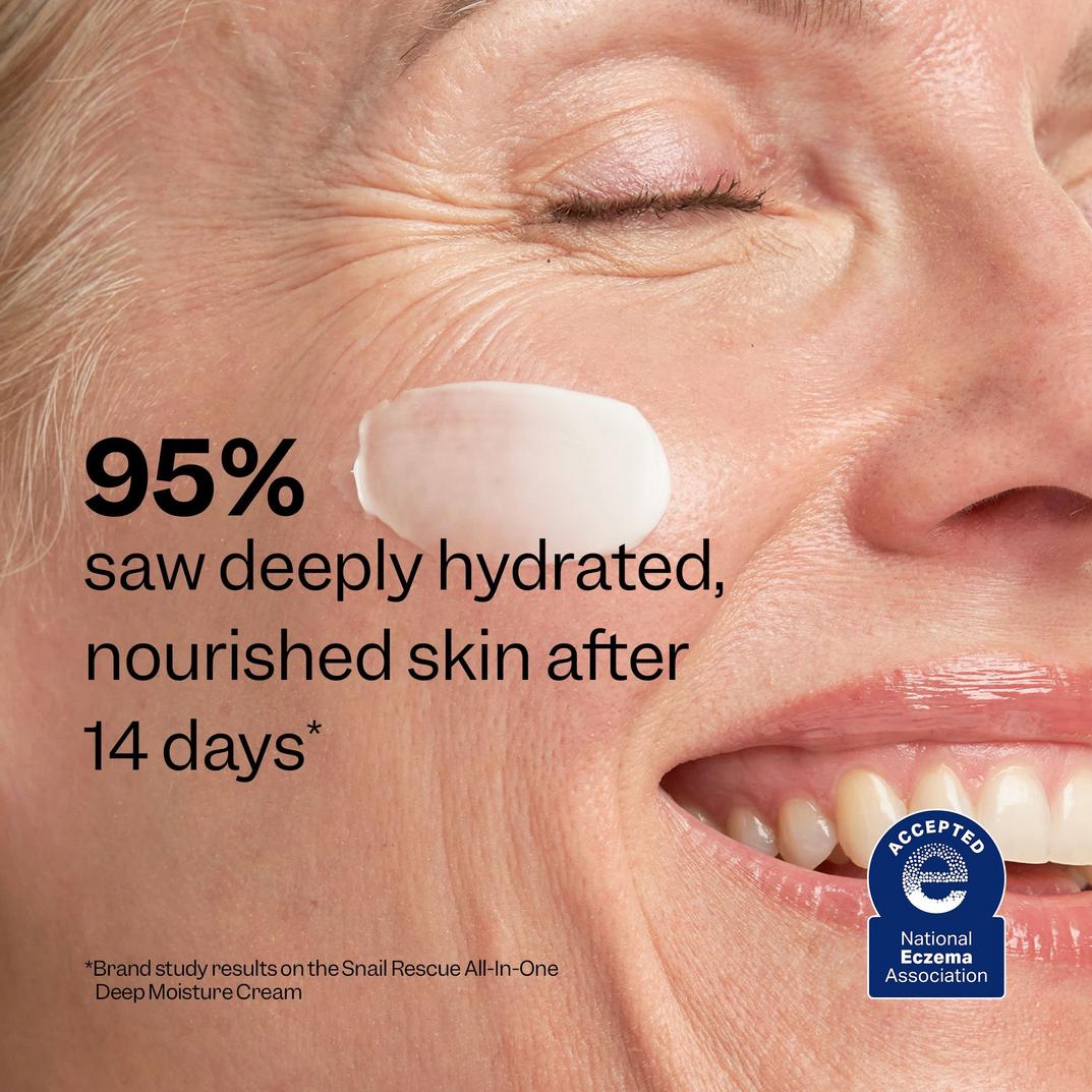 Peach Slices Snail Rescue All-In-One Deep Moisture Cream