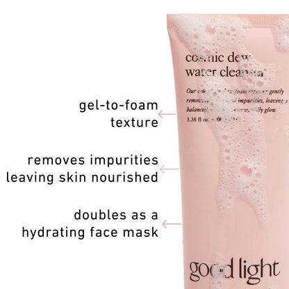 good light Cosmic Dew Gel To Foam Water Cleanser