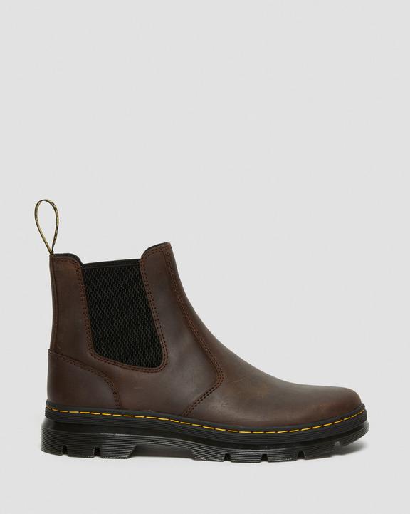 Dr. Martens Embury Crazy Horse Leather Casual Boots Brown - Mens