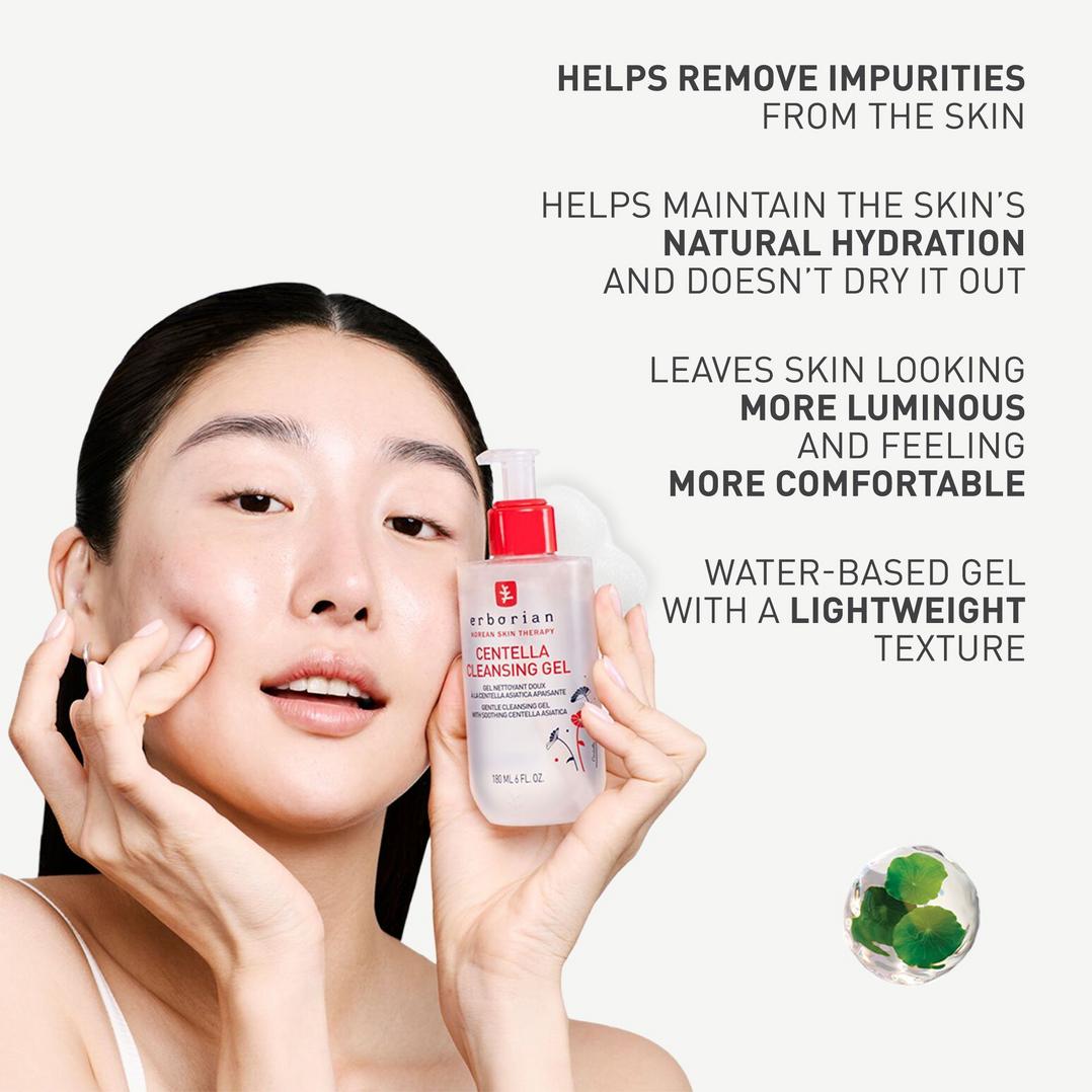 Erborian Centella Cleansing Gel with Centella Asiatica & Squalane