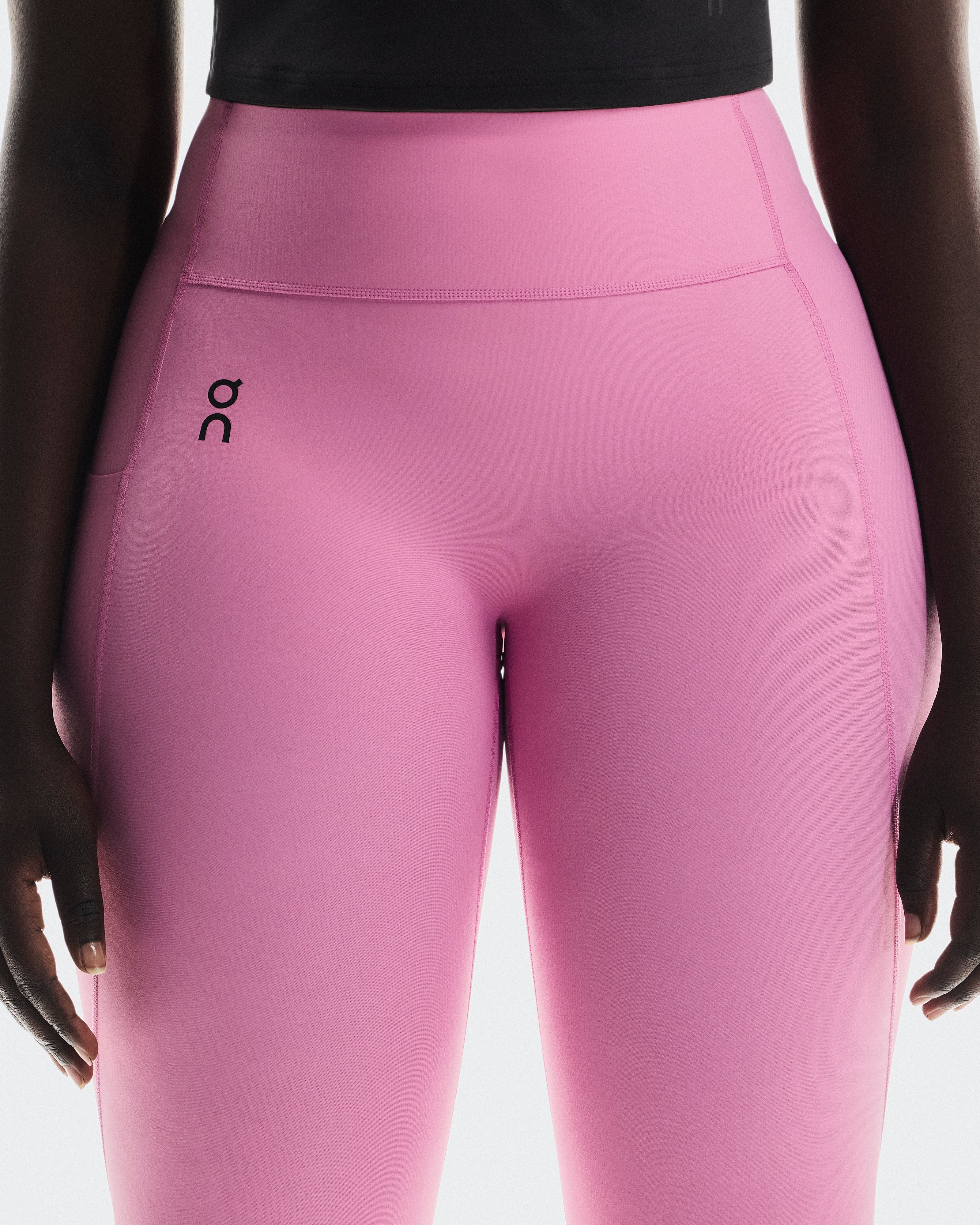 on studio tights 7/8 Raspberry (Women's)