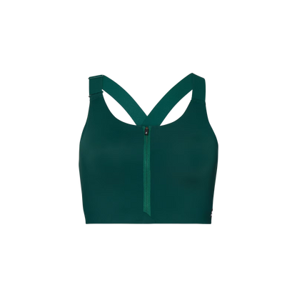 On Endurance Bra Zip Spirulina (Women'S)