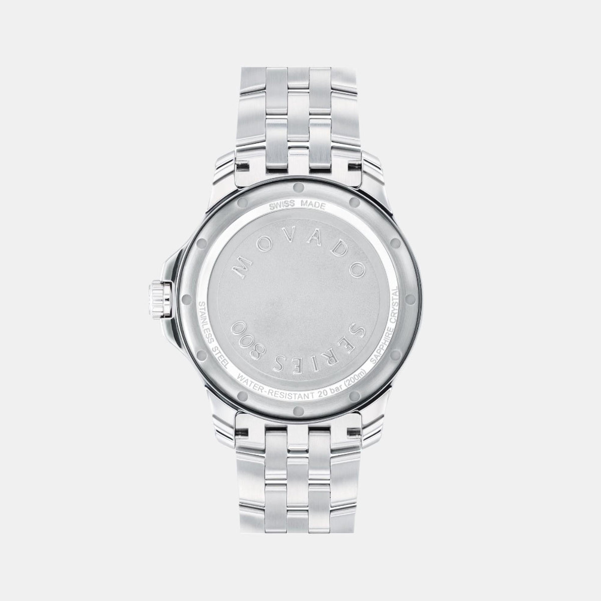 Movado Series 800 Men Quartz Green Dial Analog Stainless Steel Watch 2600184