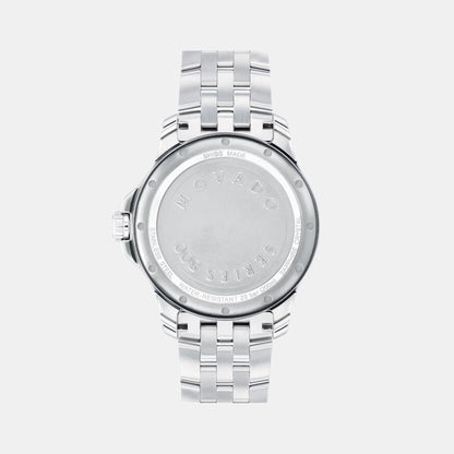 Movado Series 800 Men Quartz Green Dial Analog Stainless Steel Watch 2600184