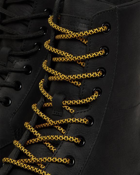 Dr. Martens Combs Leather Casual Boots Black - Womens