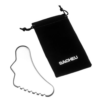 SACHEU Stainless Steel Non-Porous Body Gua Sha