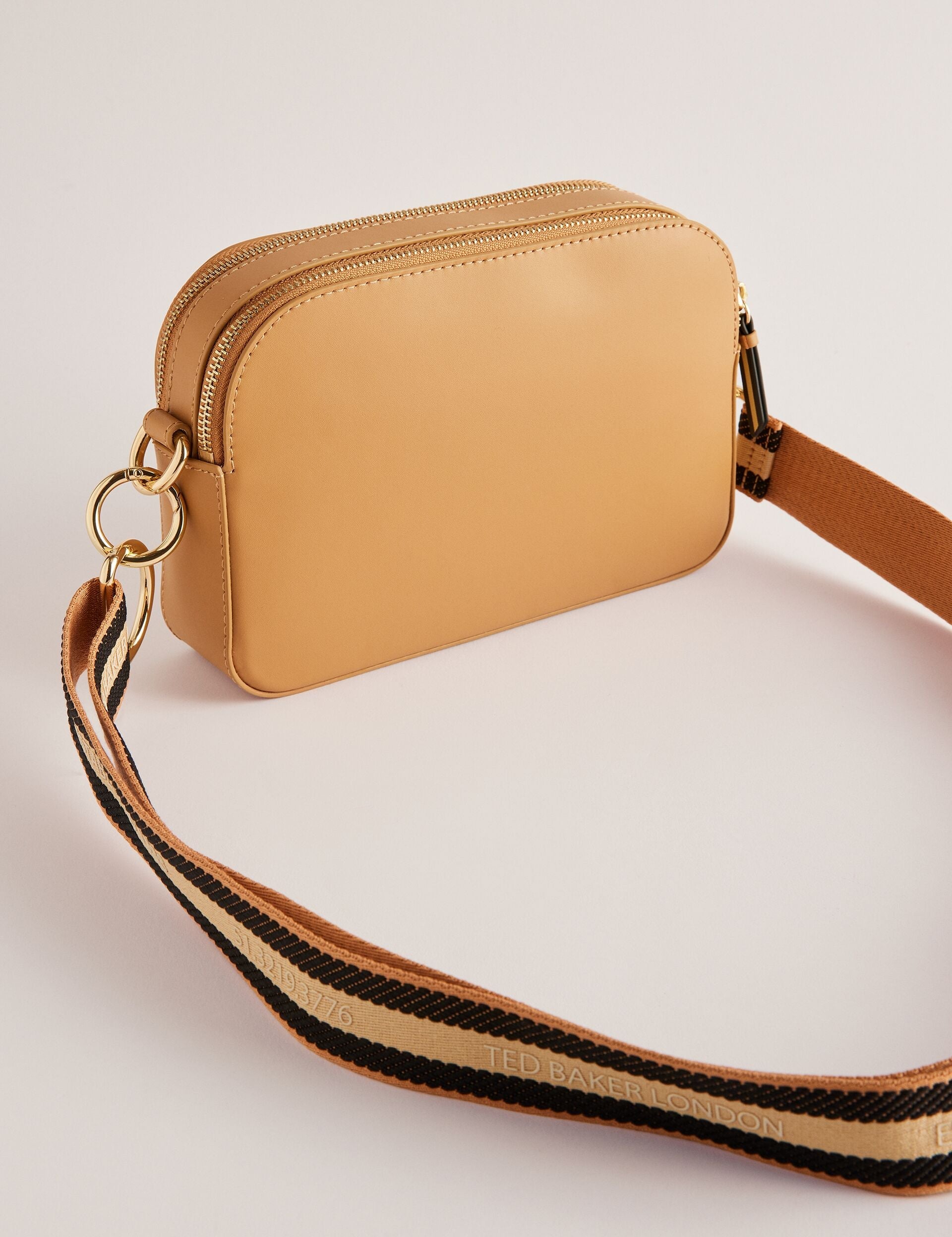 Ted Baker Darcelo Leather Double Zip Crossbody Camera Bag Women's