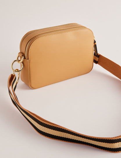 Ted Baker Darcelo Leather Double Zip Crossbody Camera Bag Women's