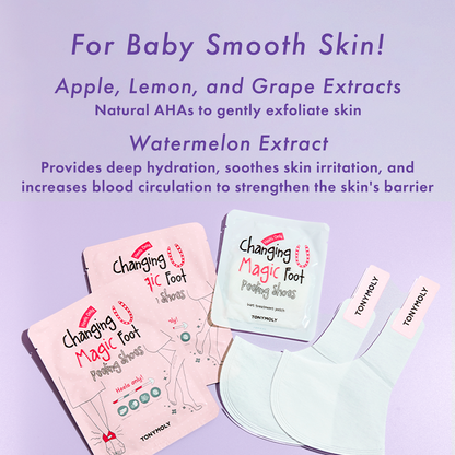 TONYMOLY Changing U Magic Heel Peeling Shoes