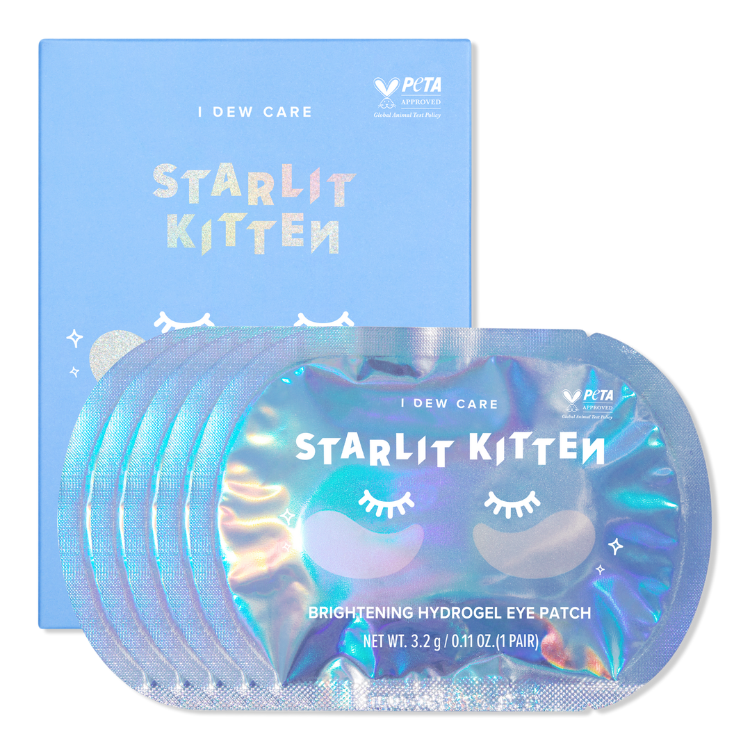 I Dew Care Starlit Kitten Brightening Hydrogel Eye Patch