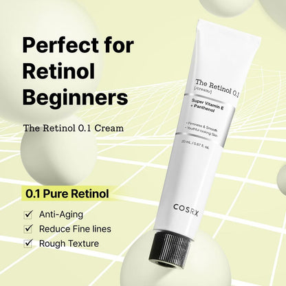 COSRX The Retinol 0.1 Cream with Super Vitamin E + Pathenol