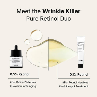 COSRX The Retinol 0.1 Cream with Super Vitamin E + Pathenol