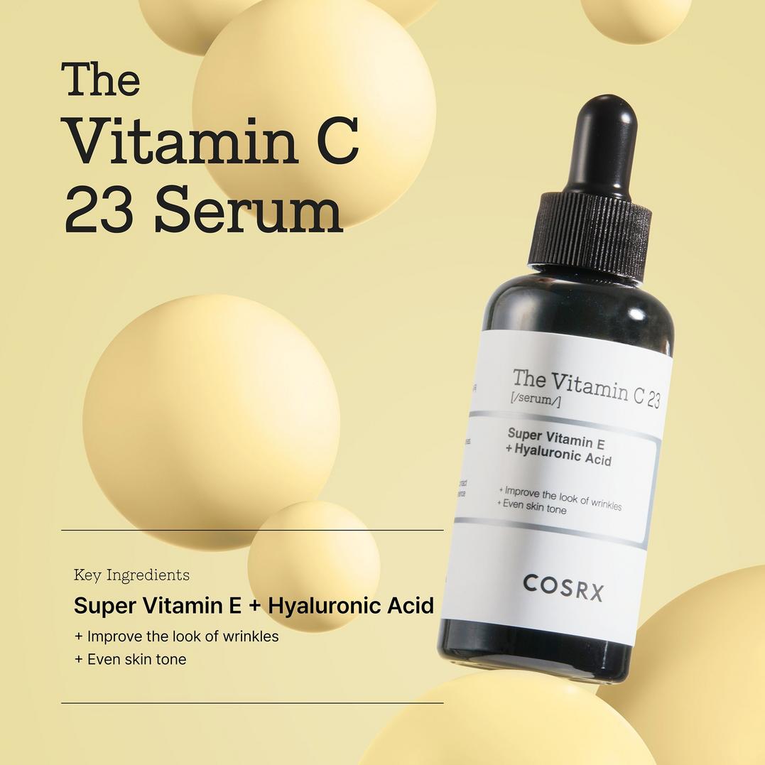 COSRX The Vitamin C 23 Serum with Super Vitamin E + Hyaluronic Acid