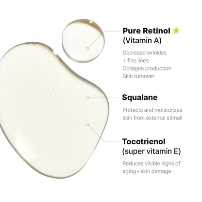COSRX The Retinol 0.5 Oil with Super Vitamin E + Squalane
