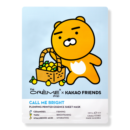 The Crme Shop Ryan Call Me Bright Printed Essence Sheet Mask