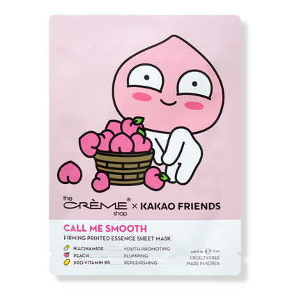 The Crme Shop Apeach Call Me Smooth Printed Essence Sheet Mask