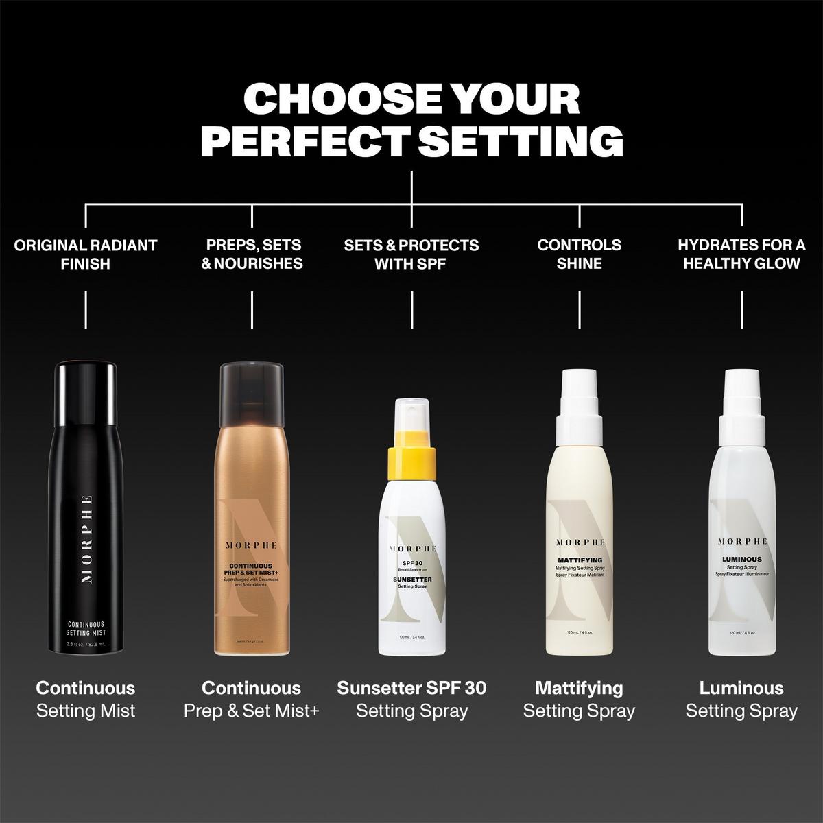 Morphe Continuous Prep & Set Setting Mist+