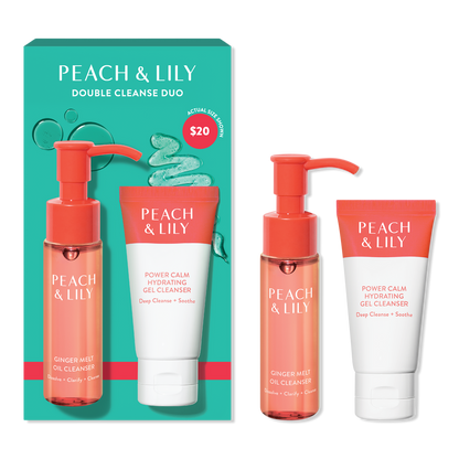 PEACH & LILY Double Cleanse Mini Duo